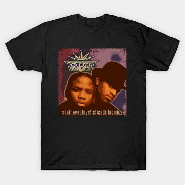 Southernplayalistic Vibes Immersive Images of Outkast T-Shirt by Hayes Anita Blanchard